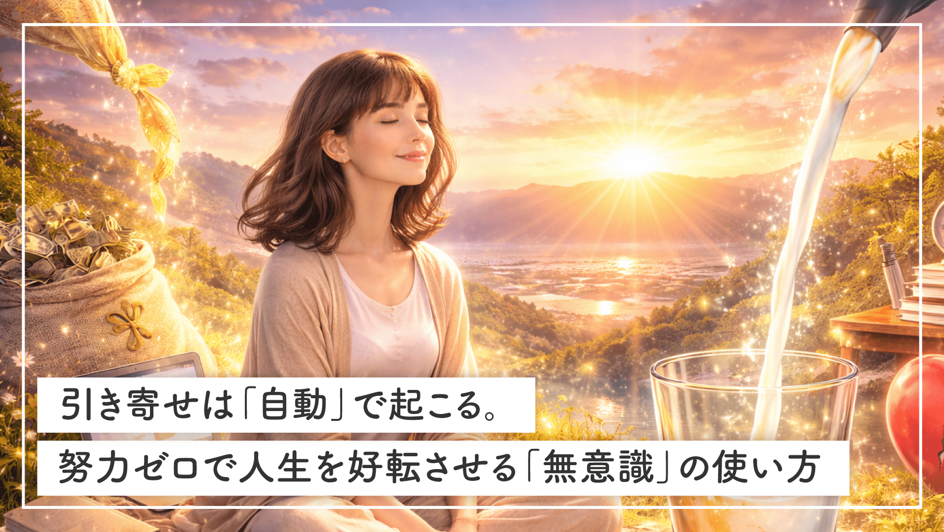 引き寄せは「自動」で起こる。努力ゼロで人生を好転させる「無意識」の使い方