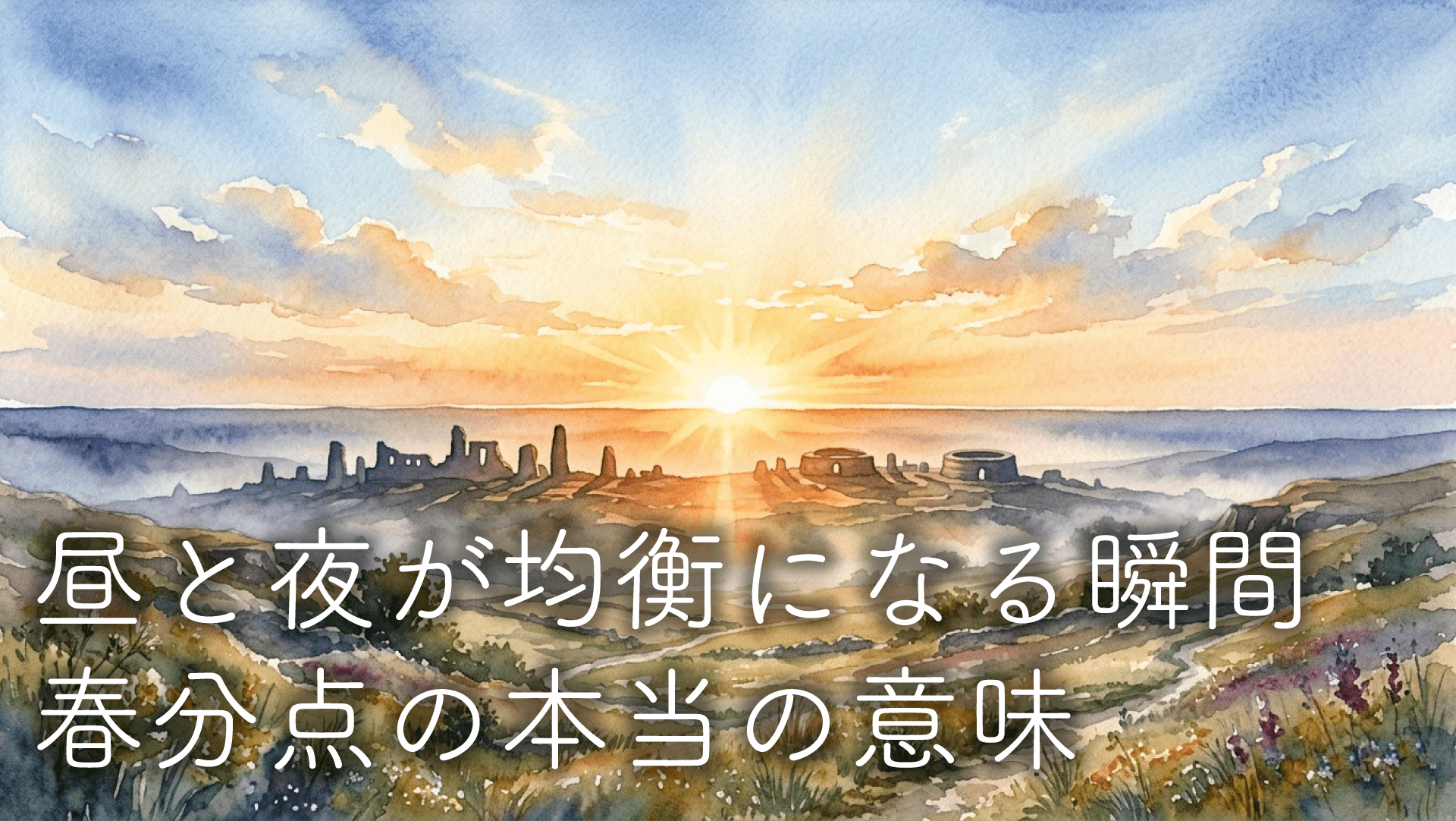 2026年春分点とは?3月20日23時46分に起きること・やるべき準備を完全解説